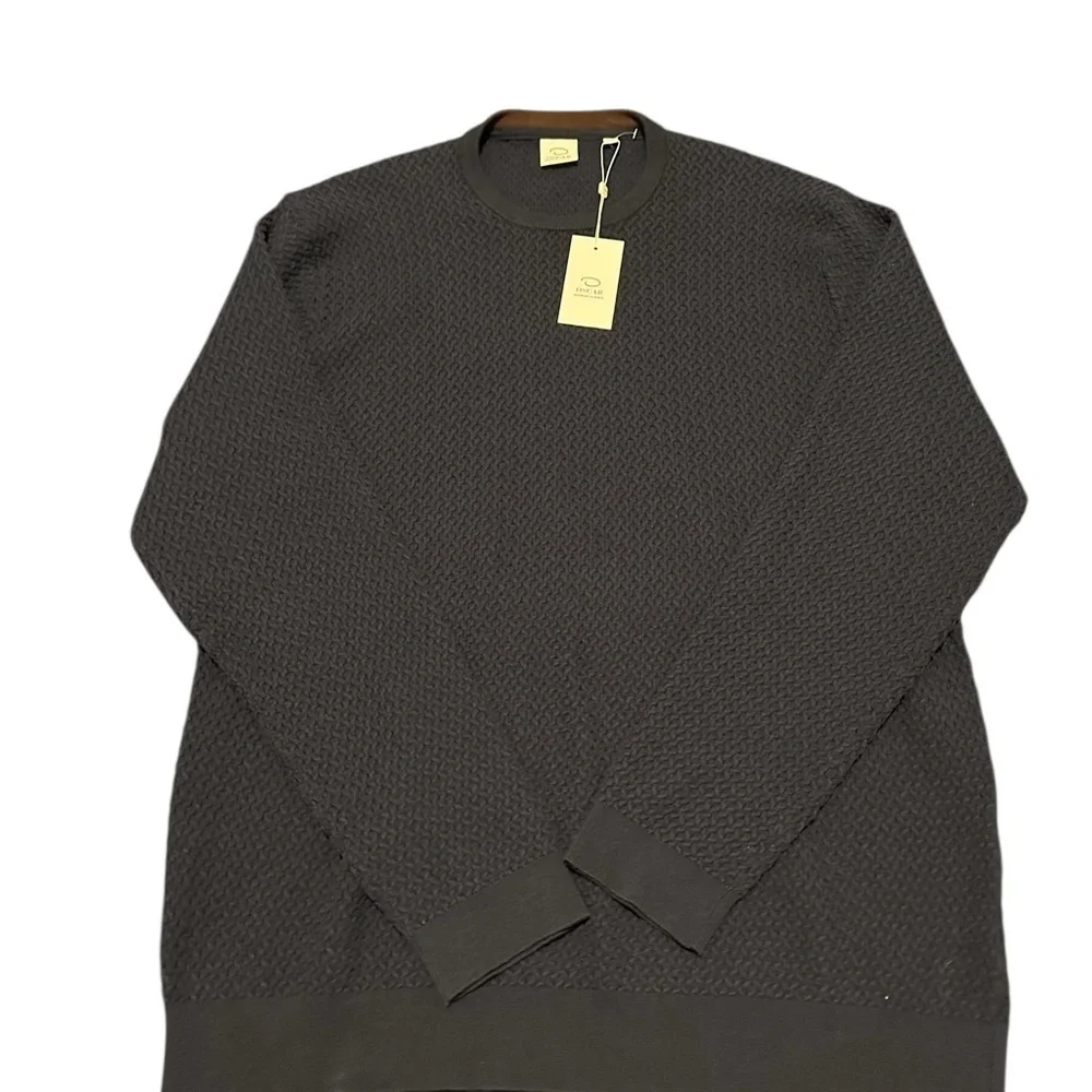 Oscar de la Renta Charcoal Crewneck Sweater, size 3XL NWT